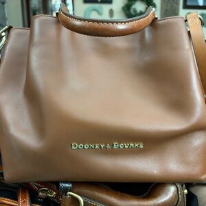 Dooney & Bourke Tan Leather Shoulder Bag